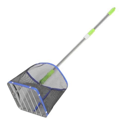 ROMISBABA Tischtennisball Picker Tragbar mit Verstellbarem Teleskopgriff Robustes Netz mit Großem Fassungsvermögen Ergonomisch für Rückenschonendes Aufheben von Pingpongbällen Praktisches von ROMISBABA