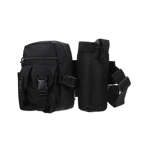 ROMISBABA Verstellbare Nylon Trinkflaschen Hüfttasche Wasserabweisend Robust für Outdoor Wandern Camping Herren Damen von ROMISBABA