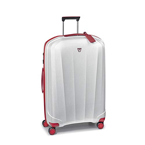 Roncato Trolley Grande 4r We Are Glam Koffer, 80 cm, 120 liters, Rot (Rojo/Blanco) von RONCATO