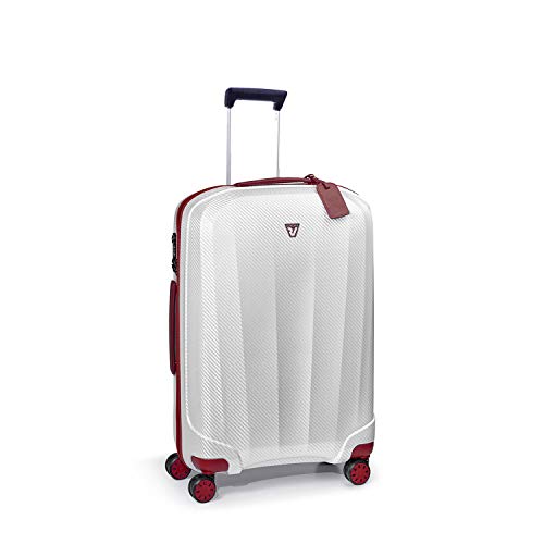 Roncato Trolley Medio 4r We Are Glam Koffer, 70 cm, 90 liters, Rot (Rojo/Blanco) von RONCATO