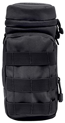 (black) - Rothco MOLLE Compatible Water Bottle Pouch, Fits Bottle up to 27cm Tall von ROTHCO