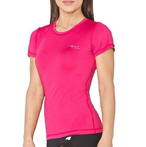 ROUGH RADICAL Damen Funktionsshirt Lauf T-Shirt Fitness Capri (L, pink) von ROUGH RADICAL