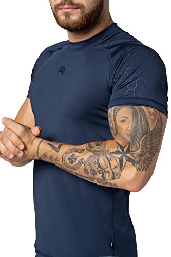 ROUGH RADICAL Herren Funktionsshirt Sportshirt T-Shirt Fitness Laufshirt Stone (dunkelblau, L) von ROUGH RADICAL
