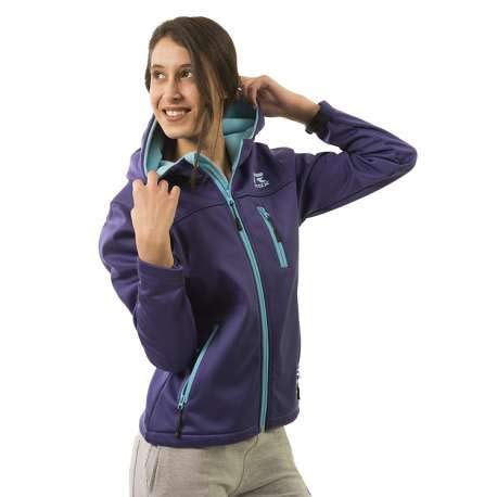 ROX Mädchen Softshell Jacket R, violett und blau, One Size von ROX