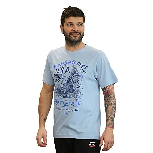 ROX Herren Camiseta R, Himmelblau, One Size von ROX