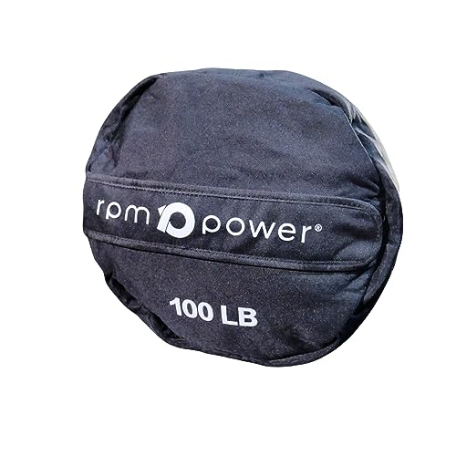 RPM Power Gewichtete Taschen – Gewichtete Sandsäcke für Strongman-Heben, funktionelle Fitness, Krafttraining & Sandsack-Gewichtstraining (45,4 kg) von RPM Power