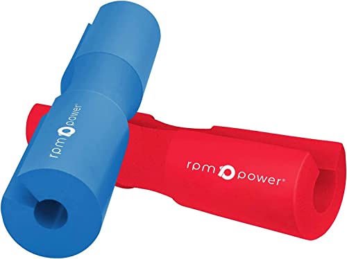 RPM Power Langhantel Polster - hip thrust polster, stangenpolster fitness pad, polster für langhantel und nackenpolster fitness Ideal für Squats Lunges Hip Thrusts (Blau) von RPM Power