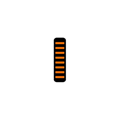 RRP Unisex-Adult ProGuard Bolt On Front-Sticker-Standard-Orange Fenders, Not Mentioned von RRP