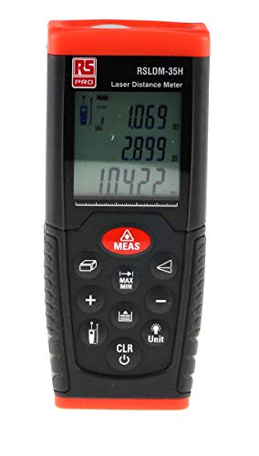 RS PRO RSLDM-35H LCD Laser Entfernungsmesser, metrisch/zöllig, Klasse 2, 635nm von RS PRO