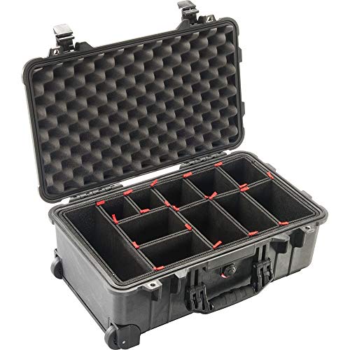 Peli Case 1510 Trolley mit Trekpak Einteilungssystem, schwarz, Kamerakoffer, Fotokoffer, Outdoorkoffer, wasserdicht, IP67 von RS-Packaging