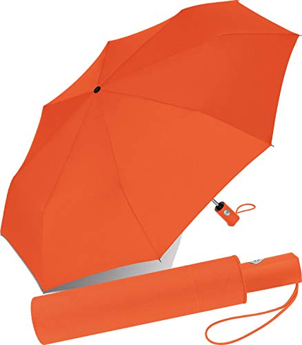 RS-Mini Vollautomatik-Taschenschirm für Damen und Herren Auf-Zu-Automatik - orange von RS-Versand