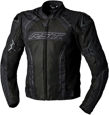 RST S-1 Mesh, Textiljacke wasserdicht - Schwarz/Schwarz - M von RST