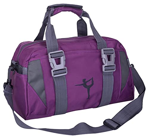 Sport Gym Bags for Women Yoga Bag Ballet Dance Duffle Bag for Girls Overnight Bags for Girls Wochenend Bags (S, Purple), violett, S von RTMYOR
