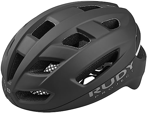 RUDY PROJECT SKUDO Black Matte S-M 55-58/21,7"- 22,8" Free Pads + Bug Stop Included von Rudy Project
