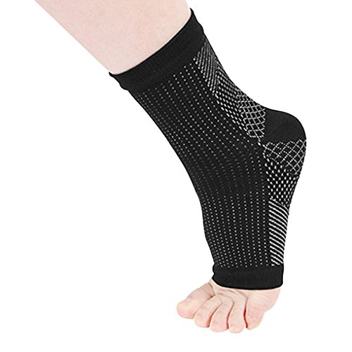 Fuß-Bandage Für Bessere Blutzirkulation im Fuß - Sprunggelenkbandage - effektive Schmerzlinderung - Sprunggelenk Bandage für Stabilität an Knöchel & Mittelfuß - Bandage Fußgelenk bei Fersensporn von RUIXIB