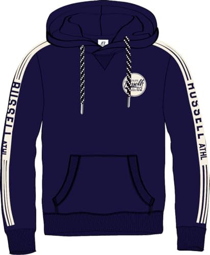 RUSSELL ATHLETIC A00402-NA-190 Russell ATHL - Pullover Hoody Sweatshirt Herren Navy Größe S von RUSSELL ATHLETIC