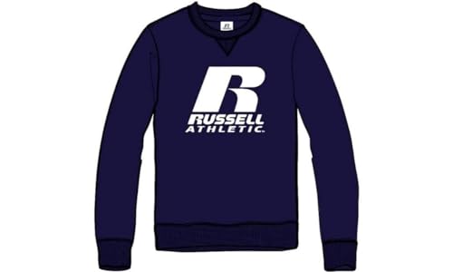 RUSSELL ATHLETIC A00701-NA-190 R Crewneck Sweat Sweatshirt Herren Navy Größe XXL von RUSSELL ATHLETIC