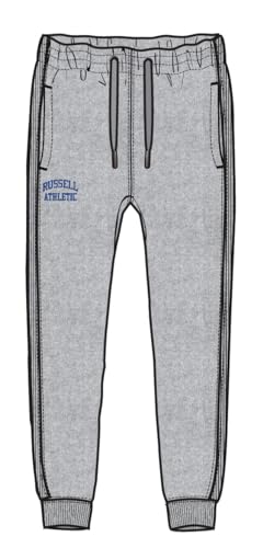 RUSSELL ATHLETIC A00981-VK-091 Cuffed Pant Pants Herren New Grey Marl Größe M von RUSSELL ATHLETIC