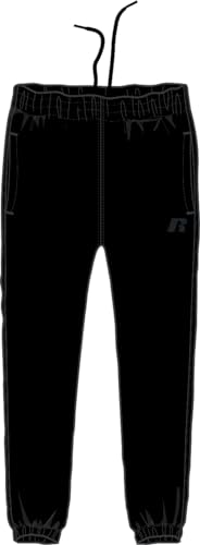 RUSSELL ATHLETIC A20092-IO-099 Elasticated Leg Pant Pants Herren Black Größe S von RUSSELL ATHLETIC