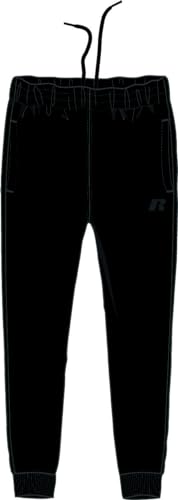RUSSELL ATHLETIC A20102-IO-099 Cuffed Leg Pant Pants Herren Black Größe S von RUSSELL ATHLETIC
