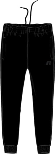 RUSSELL ATHLETIC A20112-IO-099 Cuffed Leg Pant Pants Herren Black Größe L von RUSSELL ATHLETIC