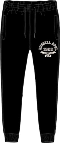 RUSSELL ATHLETIC A20182-IO-099 Cuffed Pant Pants Herren Black Größe L von RUSSELL ATHLETIC