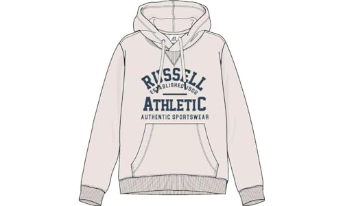 RUSSELL ATHLETIC A20192-SY-045 Pullover Hoody Sweatshirt Herren SOYA Größe XL von RUSSELL ATHLETIC