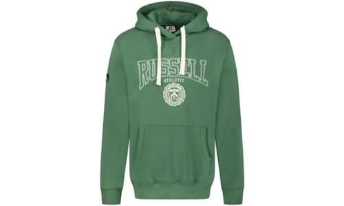 RUSSELL ATHLETIC A20522-I7-234 Pullover Hoody Sweatshirt Herren Dark IVY Größe XS von RUSSELL ATHLETIC