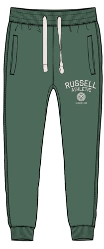 RUSSELL ATHLETIC A20532-I7-234 Cuffed Pant Pants Herren Dark IVY Größe L von RUSSELL ATHLETIC