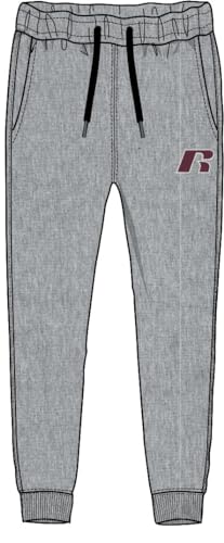 RUSSELL ATHLETIC A20642-CJ-090 Cuffed Pant Pants Herren Collegiate Grey Marl Größe S von RUSSELL ATHLETIC