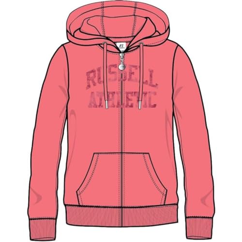 RUSSELL ATHLETIC A21122-RP-617 Zip THR Hoody Sweatshirt Damen Dubarry Größe M von RUSSELL ATHLETIC