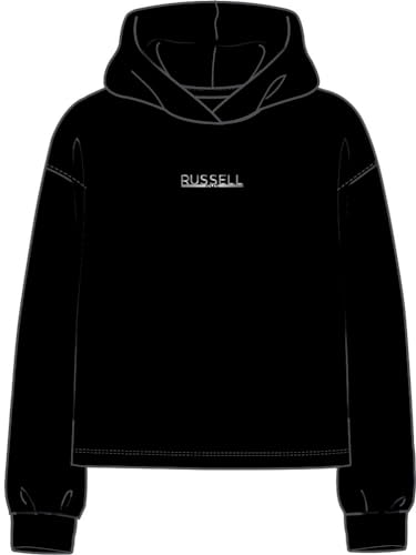 RUSSELL ATHLETIC A21192-IO-099 Hoody Sweat Sweatshirt Damen Black Größe M von RUSSELL ATHLETIC