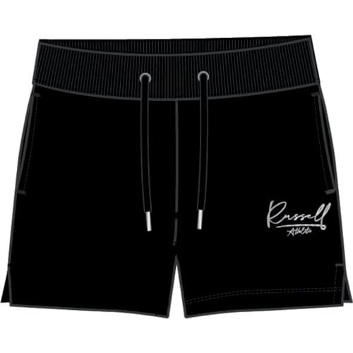 RUSSELL ATHLETIC A31271-IO-099 Baker-Shorts Shorts Damen Black Größe M von RUSSELL ATHLETIC