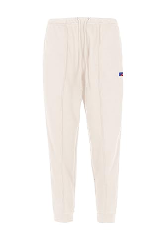 RUSSELL ATHLETIC E24052-PP-057 RABEC-Jogger - Cuffed Leg Pant Pants Damen Pastel Parchment Größe S von RUSSELL ATHLETIC