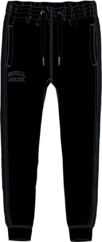 RUSSELL ATHLETIC E36041-IO-099 Iconic Cuffed Pant Pants Herren Black Größe M von RUSSELL ATHLETIC
