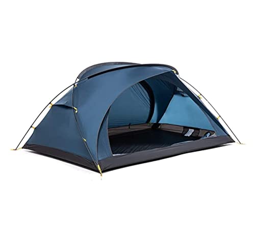 Camping Zelt Campingzelt Für 2 Personen, Ultraleicht, Einfach Aufzubauen, Mit Mesh-Fenstern, Wasserdicht, Doppellagig, Sofort Einsetzbares Outdoor-Zelt Trekking Outdoor Zelte (Blue : Blue, Size : 22 von RUTAVM