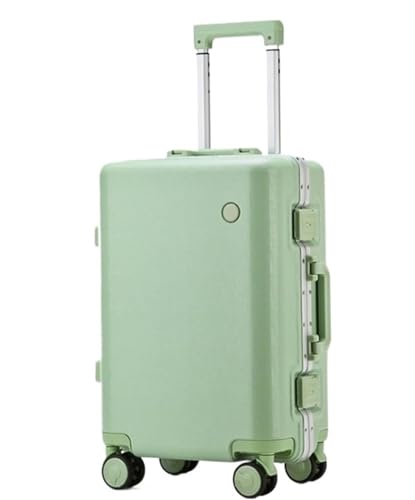 RUVOO Koffer Trolley Reisekoffer Multifunktionaler Trennwand-Trolley, Leichtes Passwort-Reise-Hartschalen-Handgepäck Koffer Gepäck Rollkoffer (Color : F, Size : 24in) von RUVOO