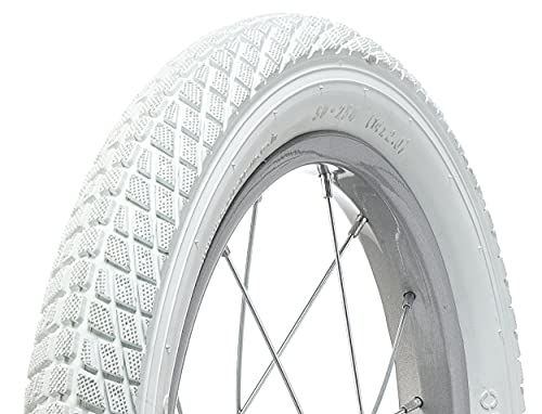 RV-Parts Amigo Mantel Fahrrad Außenreifen Ortem M1500 14 x 2.00 14 Zoll Reifen Farbwahl Weiß von RV-Parts