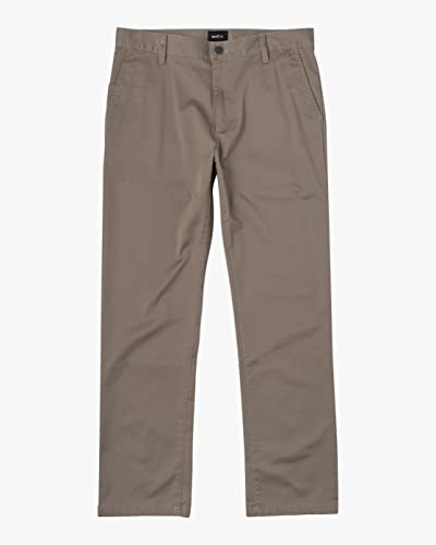 RVCA The Weekend Stretch - Hose mit Straight Fit für Männer Grau von RVCA