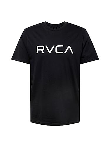 RVCA Herren Big SS Tee T-Shirt, Black, XS von RVCA