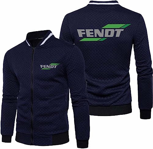 Herren Fleece Jacken Kapuzenpullover Jacke Für FENDT Druck Unisex Lässige Langarm Leichte Reißverschluss Sweatshirt Tops Mantel,C,XXL von RWRAPS