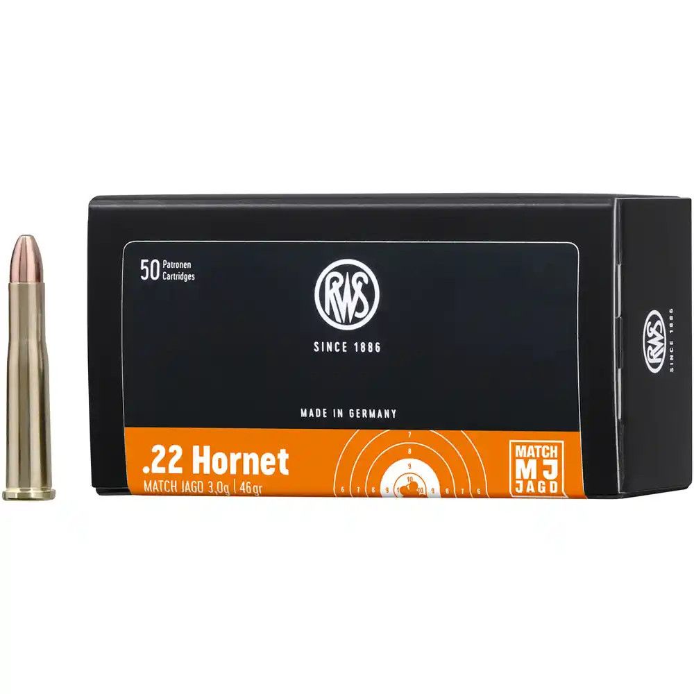 RWS .22 Hornet Match Jagd 46grs von RWS