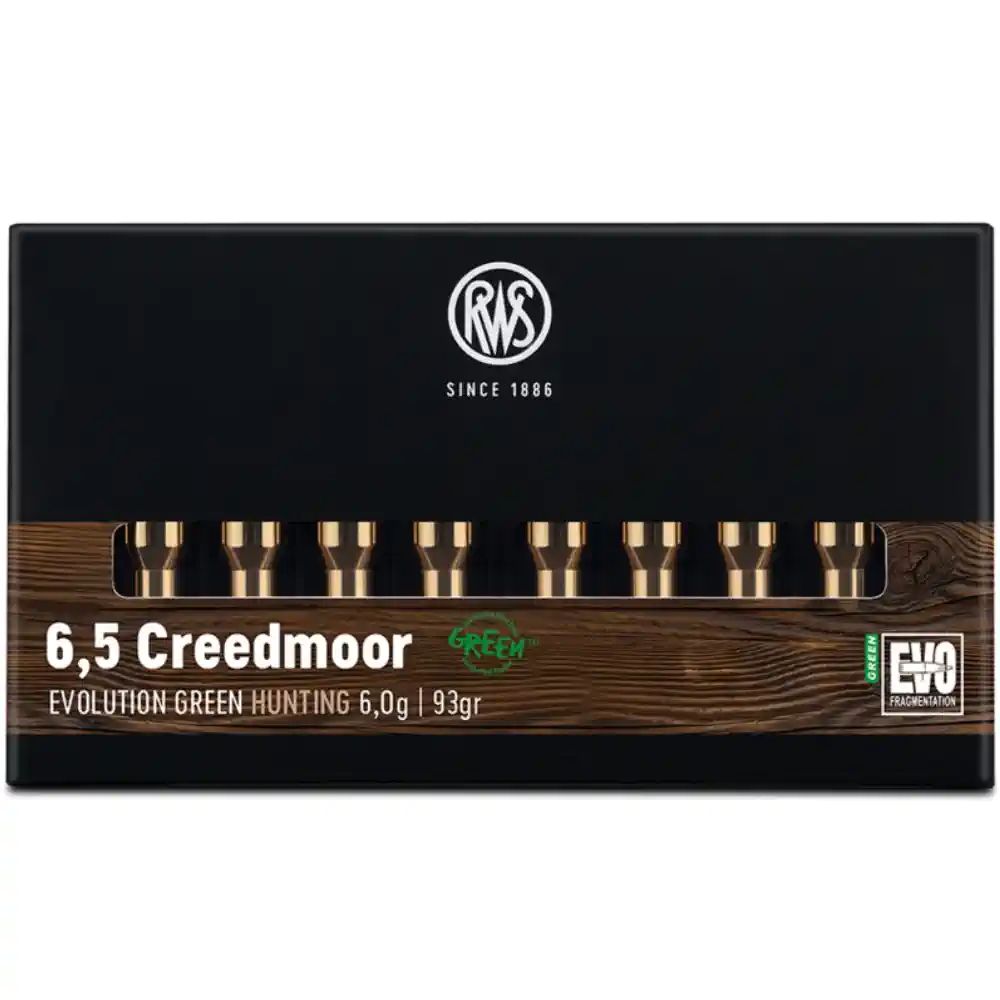 RWS 6,5mm Creedmore Evo Green, 93grs. 20 Schuss von RWS