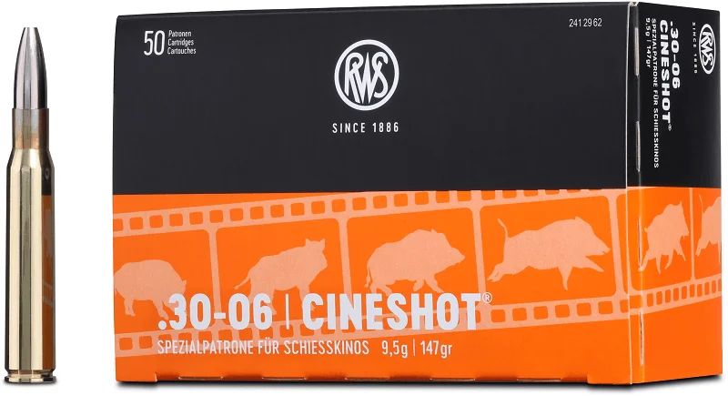 RWS Cineshot .30-06 Spr. 147 grs, 50 Schuss von RWS
