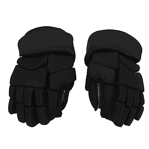 RWUDV Eishockey-Handschuhe, Hocky-Spielerhandschuh, Biegsame Fingerschutzhandschuhe für Eishockey, Unihockey, Rollhockey (8 Zoll) von RWUDV