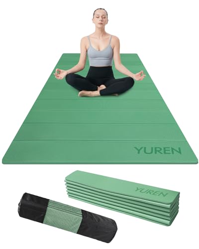 RYTMAT Yogamatte Faltbar 183×80cm Dicke 10mm Fitnessmatte Rutschfest Trainingsmatte Turnmatte Klappbar Leicht zu Verstauen und zu Tragen von RYTMAT