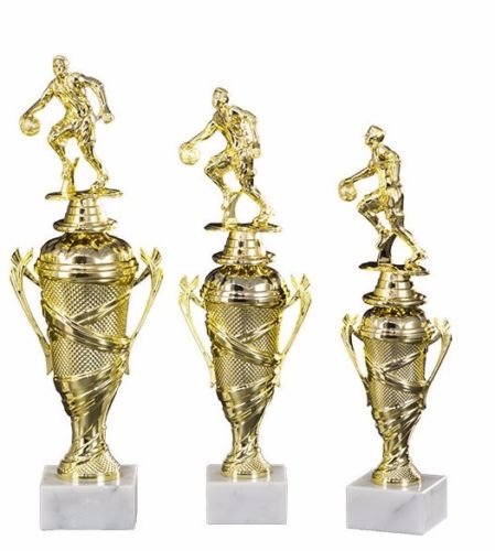 RaRu 3er-Serie Basketball-Pokale mit Wunschgravur von RaRu