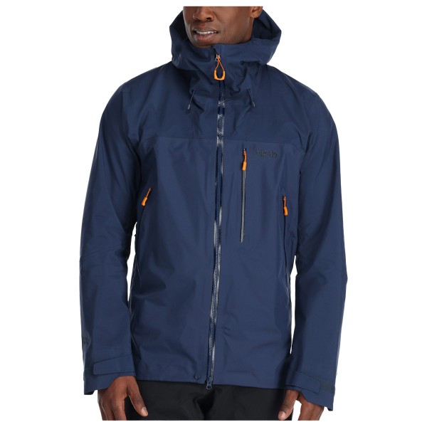 Rab - Latok Mountain GTX Jacket - Regenjacke Gr L;S;XL;XXL blau;orange/gelb von Rab