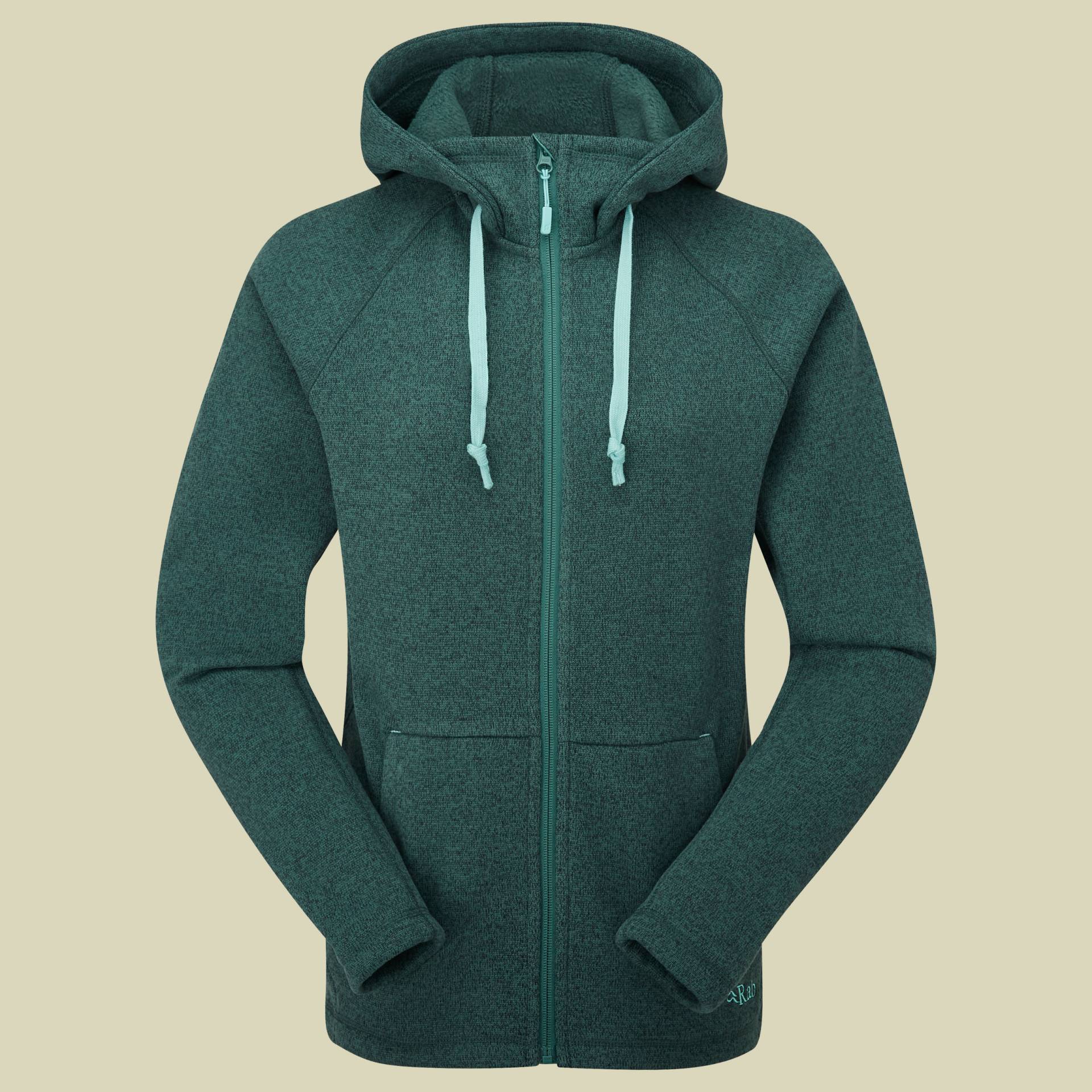 Serren Hoody Women Größe 40 (12) Farbe green slate von Rab