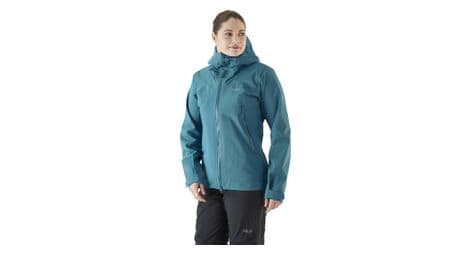 rab kangri gtx women s waterproof jacket turquoise von Rab